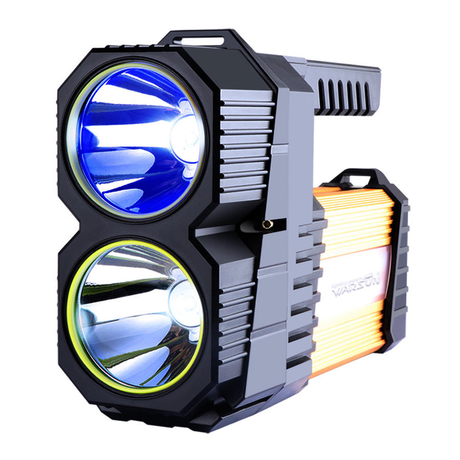 

WARSUN D398 Синий свет Рыбалка Аккумуляторный фонарик 40 м² с высоким люменом Мощный фонарик LED