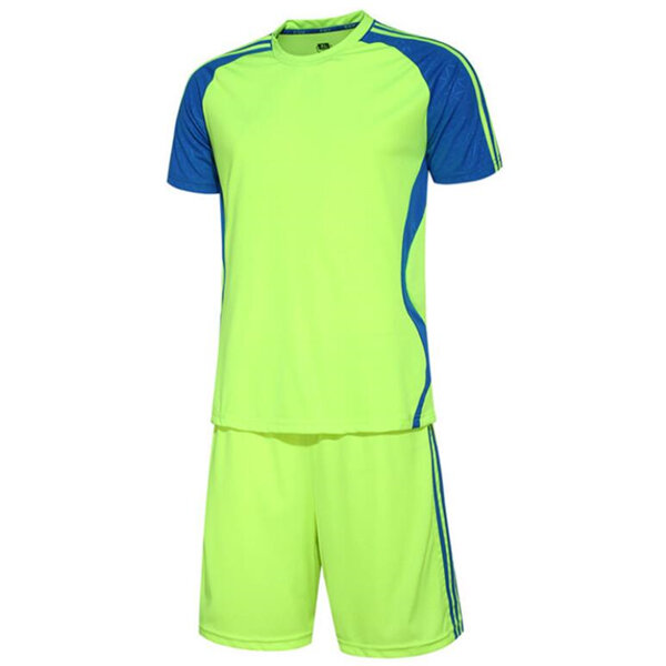 Adults Men's Short Sleeve Football Suit Night Training Reflection Soccer Suits Men Jersey