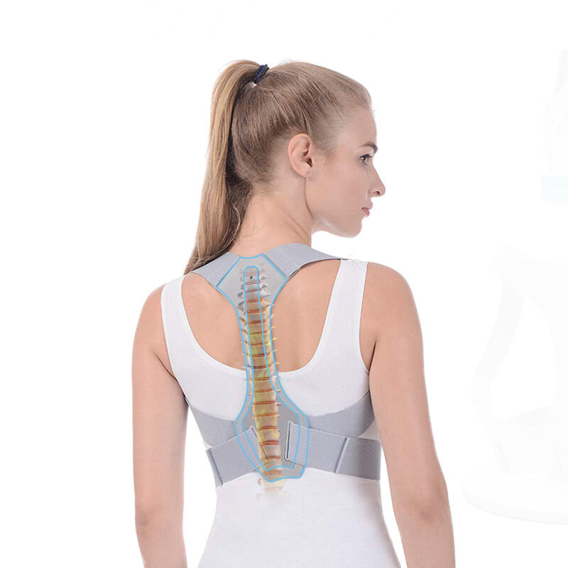 

Back Posture Correction Belt Shoulder Posture Pain Relief Humpback Correction Spine Support Fixation Belt for Adult Chil