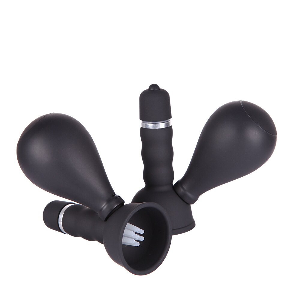 

2pcs Silicone Nipple Sucker Vibrator Breast Nipple Pussy Clitoris Massager Vacuum Clamps Pump Stimulator Sex Toys For Ad
