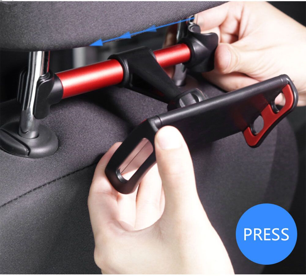 

Bakeey CHZ-04 Car Headrest Mount Adjustable Backseat Rear Seat Phone Tablet Holder For 4-11 Inch Cellphones IPADS