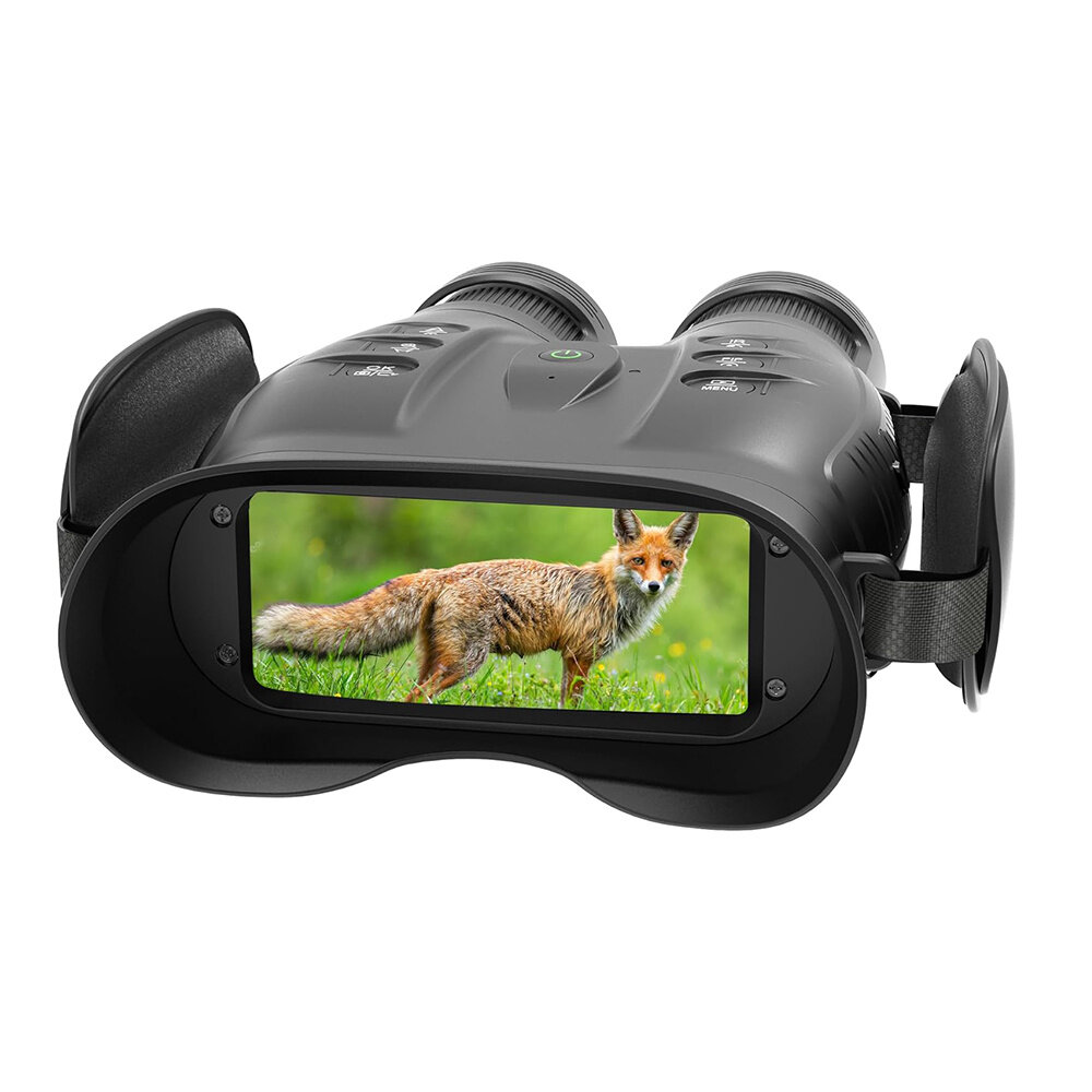 oneleaf.ai Najděte NV200 True 4K 35mm Noční vidění binokuláry Noční vidění brýle pro pozorování / lov, Noční vizuální vzdálenost až 600M (Day Viewing Distance až 6KM)