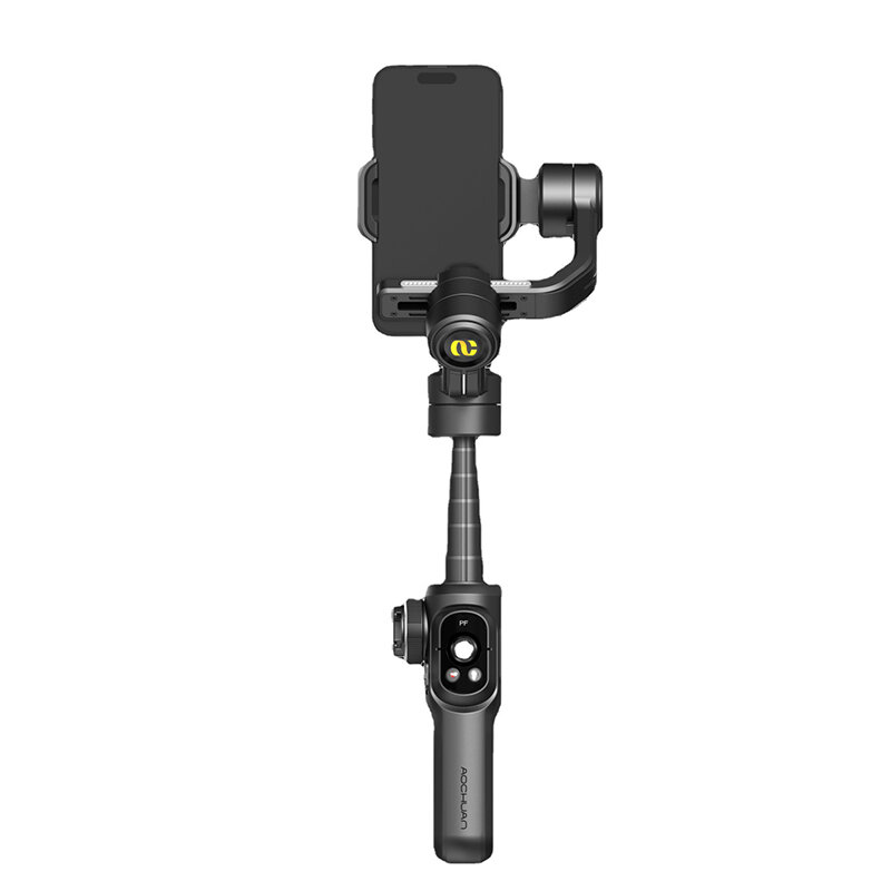 AOCHUAN Smart S2 Smart Phone Gimbal 3-Axis with Extendable Rod Intelligent Tracking 360 Degree Rotation Mobile Phone Sta