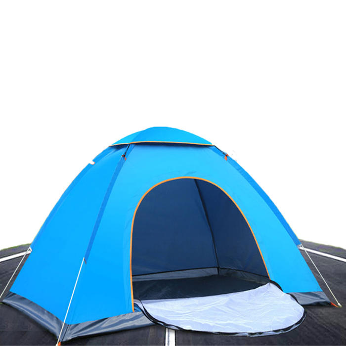 Túrázáshoz és kempingezéshez kültéri sátor, anti-UV, 2 személyes, ultrakönnyű, egy kattintással összecsukható, automatikusan kinyílik.