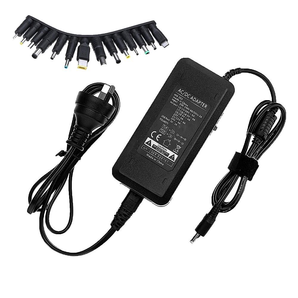 AC110-240V To DC12-24V AU Plug 120W Power Adapter Universal Charger with 14PCS Swappable Connectors