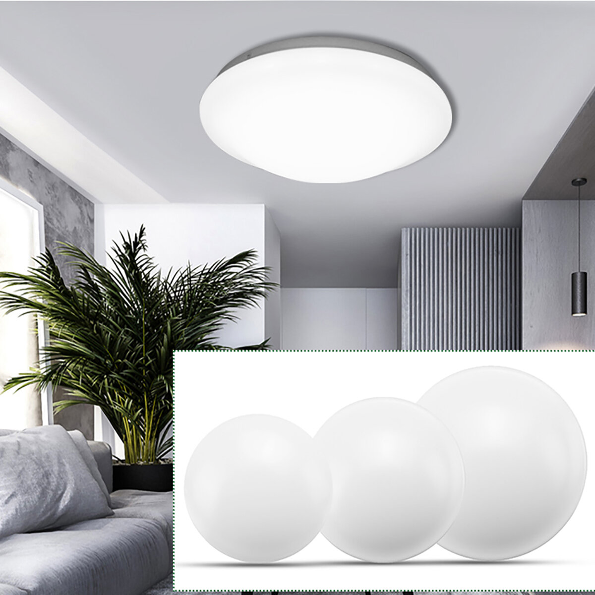 Ceiling Light 12/24/30W 85V-265V 28cm LED Mount Fixture Lamp Bedroom Living Room