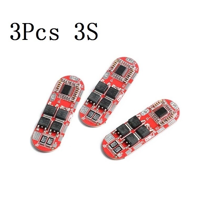 

3Pcs 3S High Current Ternary Polymer Lithium Battery Protection Board 20A 40A