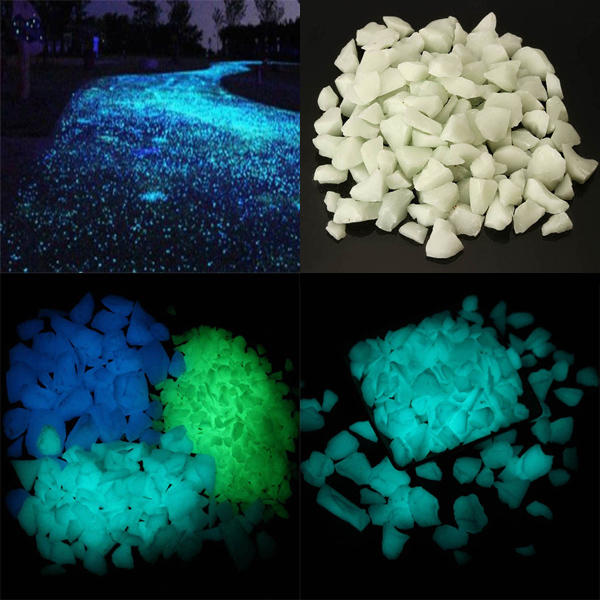 1000g Artificial Glowing Rubbles Garden Path Flower Pot Decor Landscape Noctilucent Stones