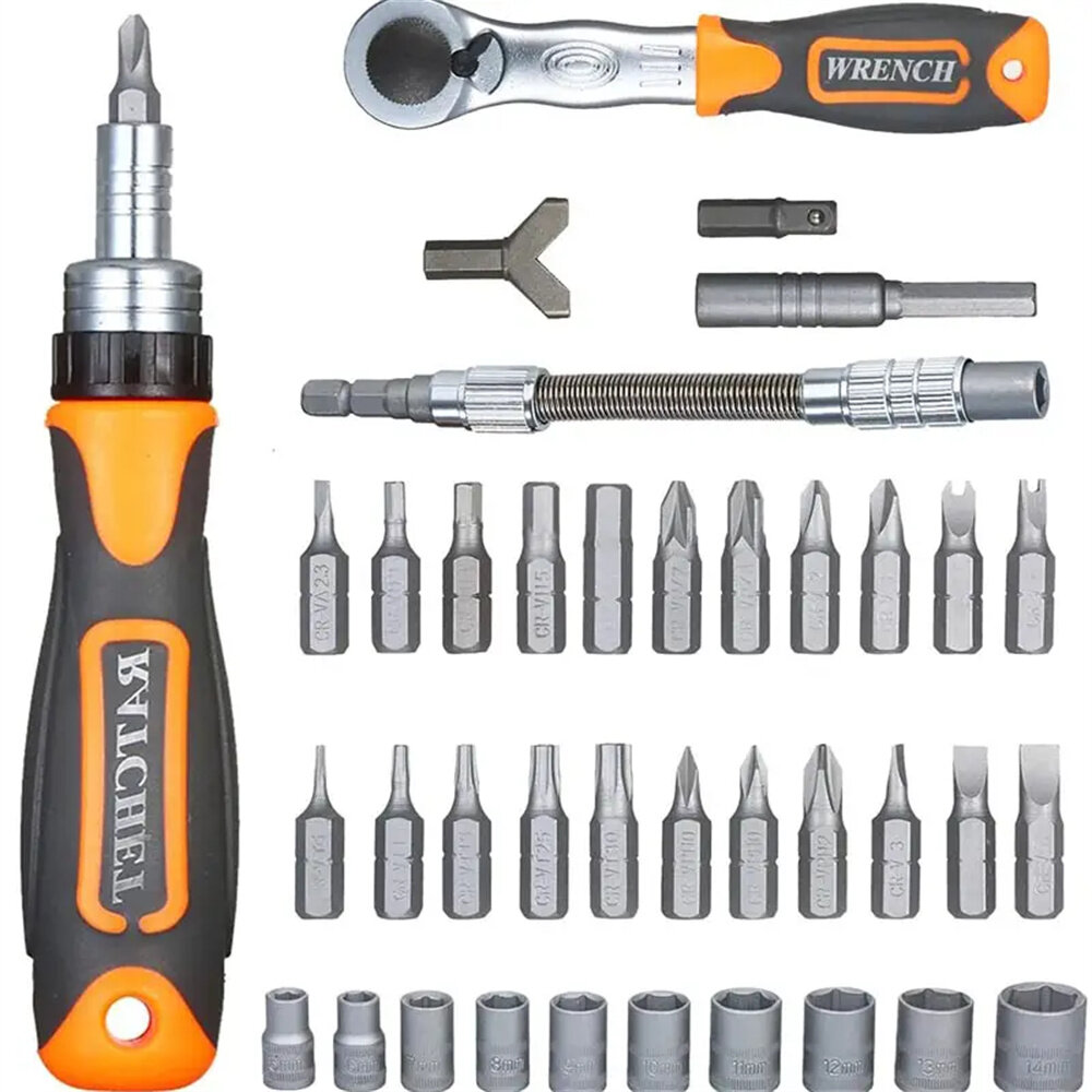 

38 In 1 Mini Screwdriver Set Home Tool For Home Repair Multi Tool Bits Ratcheting Screwdriver Sets With Ratchet Wrench K