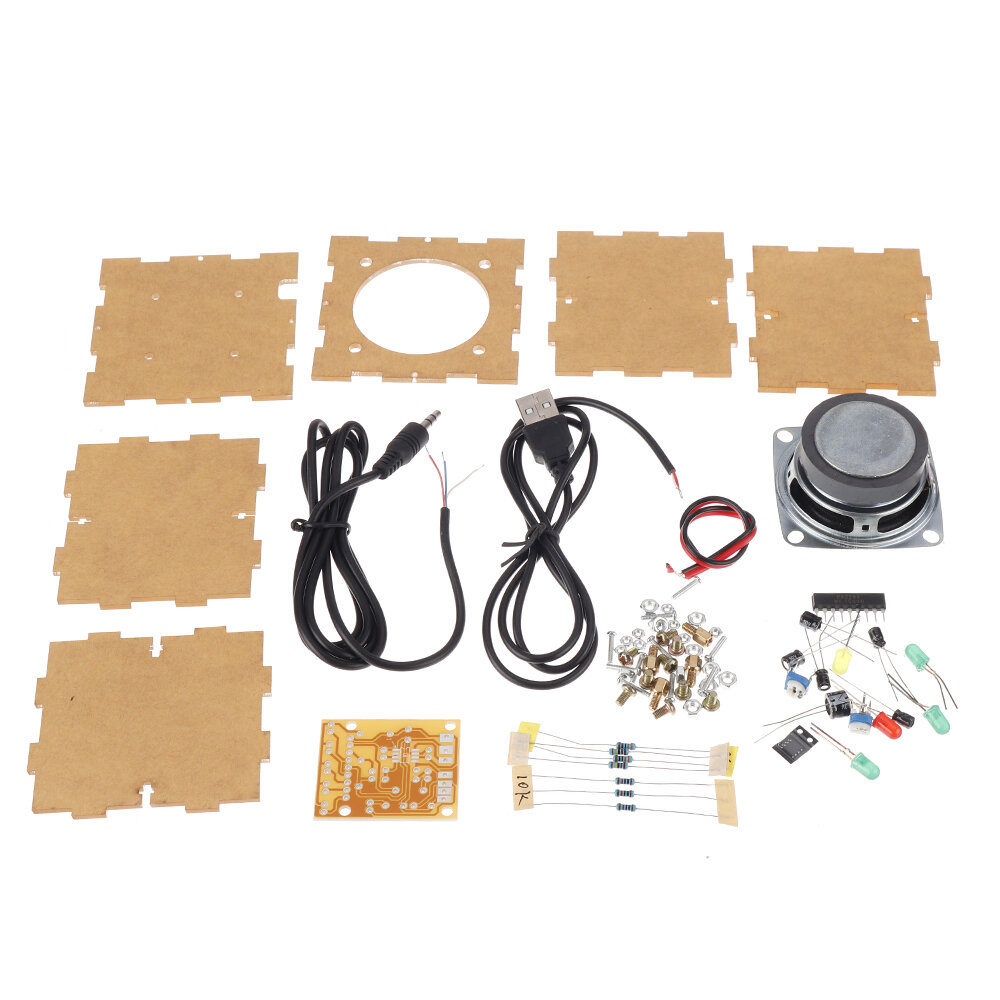 

WangDaTao Mono Small Power Amplifier Audio Production Kit Mini Speaker DIY Production Parts