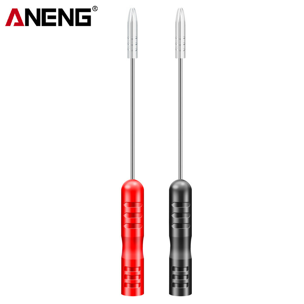 

ANENG PT2003 2pcs Multimeter Test Lead Extention Piercing Needle Tip Probe 1000V 10A Red/Black Insulation Piercing Pins