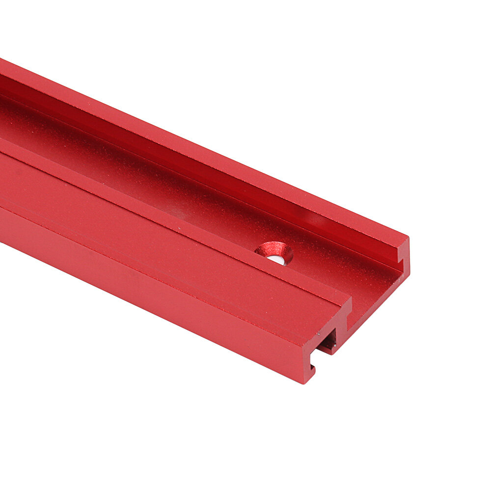 

100-1220 мм Красный алюминиевый сплав 45 Тип Т-образная направляющая Деревообработка Т-образный паз Угловая направляющая