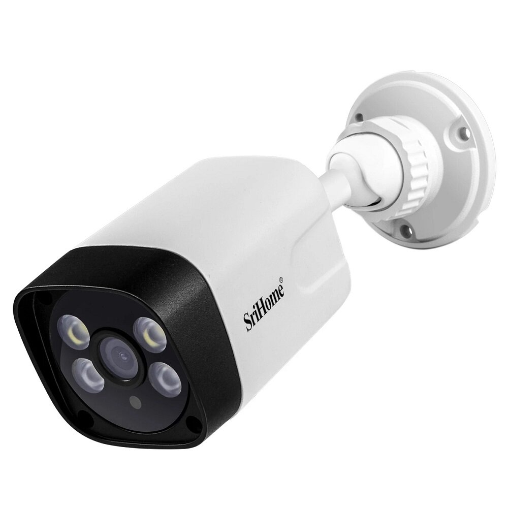 Srihome SH035 SH035B 3MP PoE IP Camera WiFi Wirless Outdoor Night Vision Smart Home Security Camera 