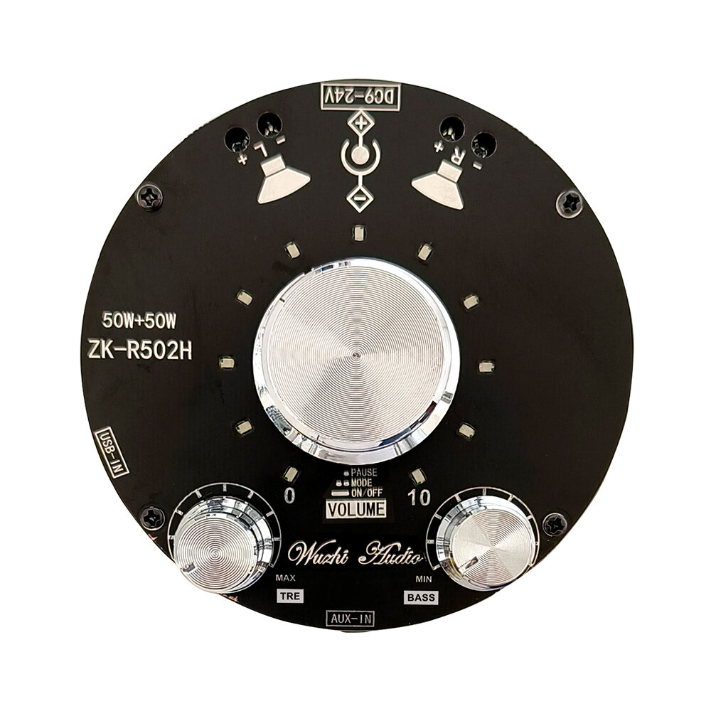 ZK-R502H Bluetooth Audio Eindversterker Board Module TPA3116D2 Hoge-Lage Bas 50Wx2 Stereo 2.0 Kanaal