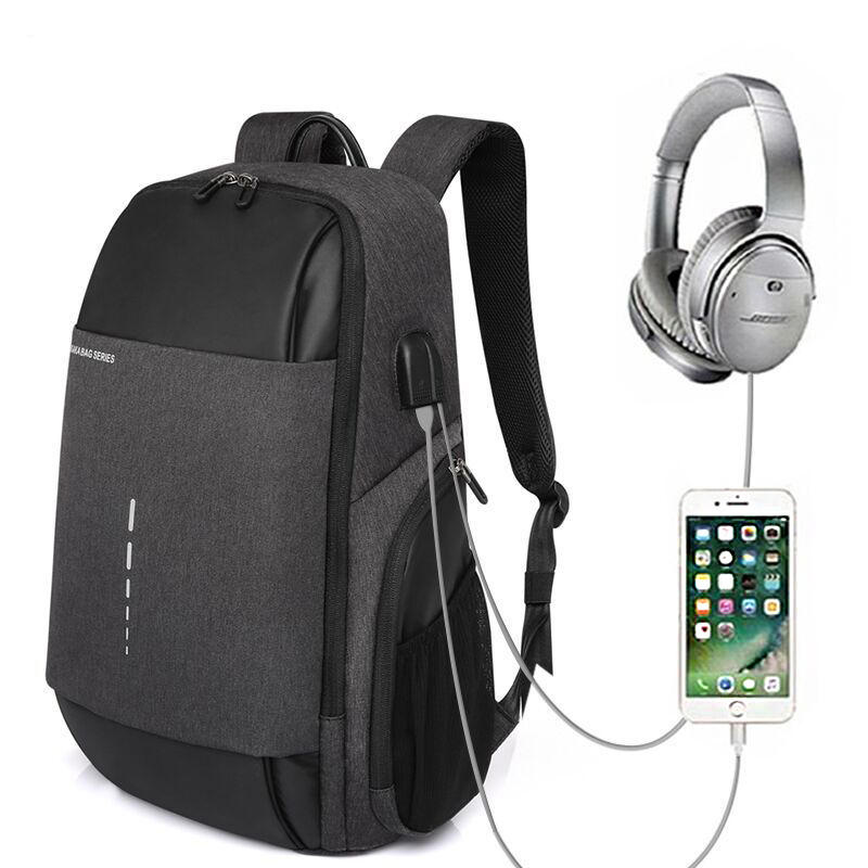 حقيبة ظهر USB مضادة للسرقة حقيبة كتف حقيبة لابتوب بحجم 15.6 بوصة حقيبة تخييم حقيبة سفر حقيبة مدرسية