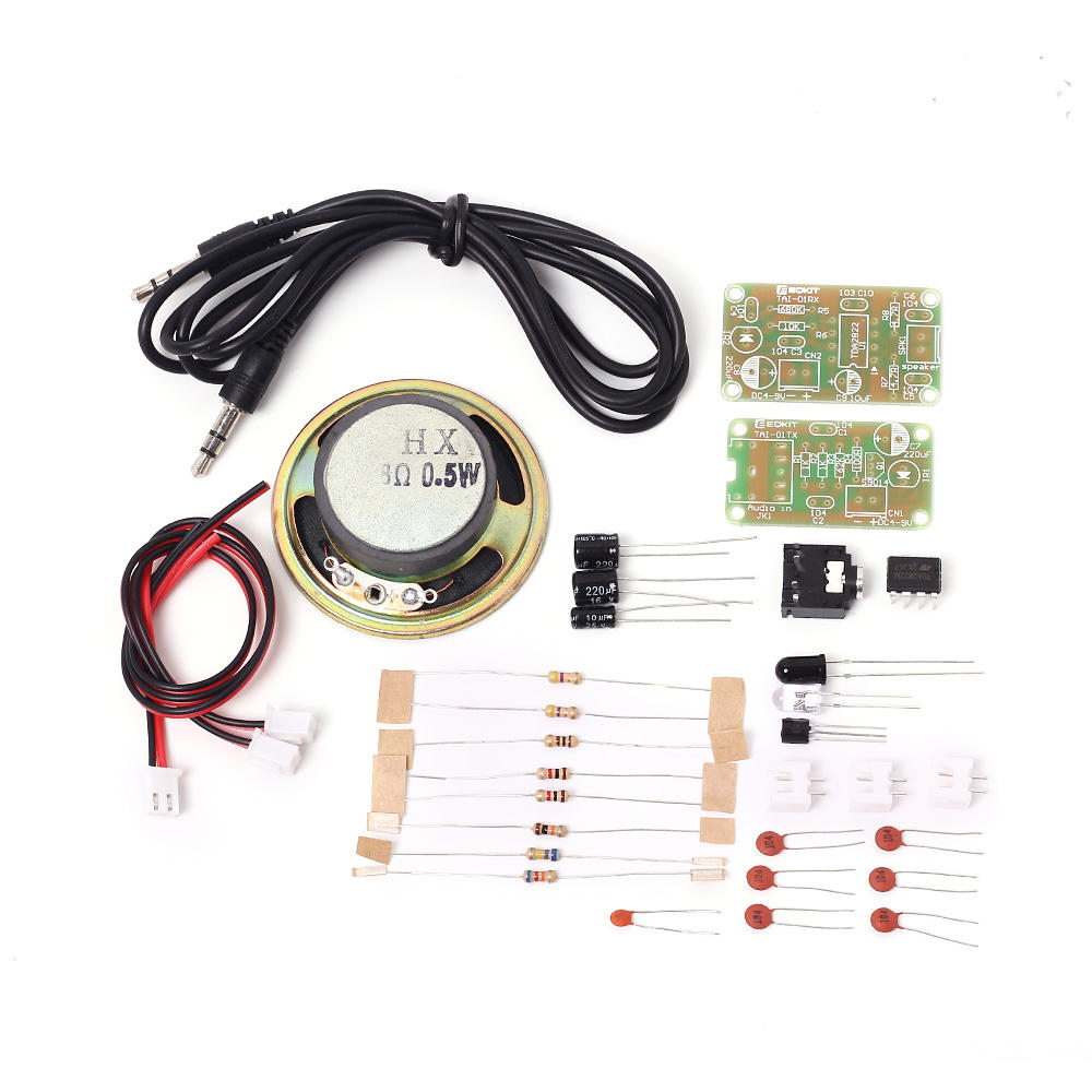 3 stks TAI-01 5V Infrarood Audio Transceiver DIY Kit IR Geluid Voice Infrarood Transmissie Module Ki