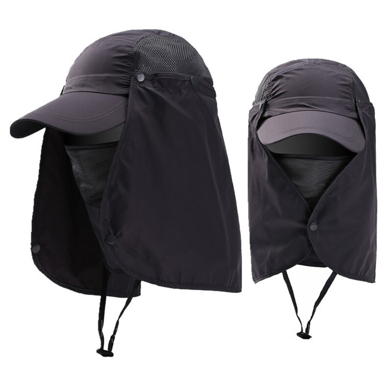ZANLURE Outdoor Vissershoed Winddicht Zonnescherm Cap Oorhals Cover UV Bescherming Vissende Flap Cap