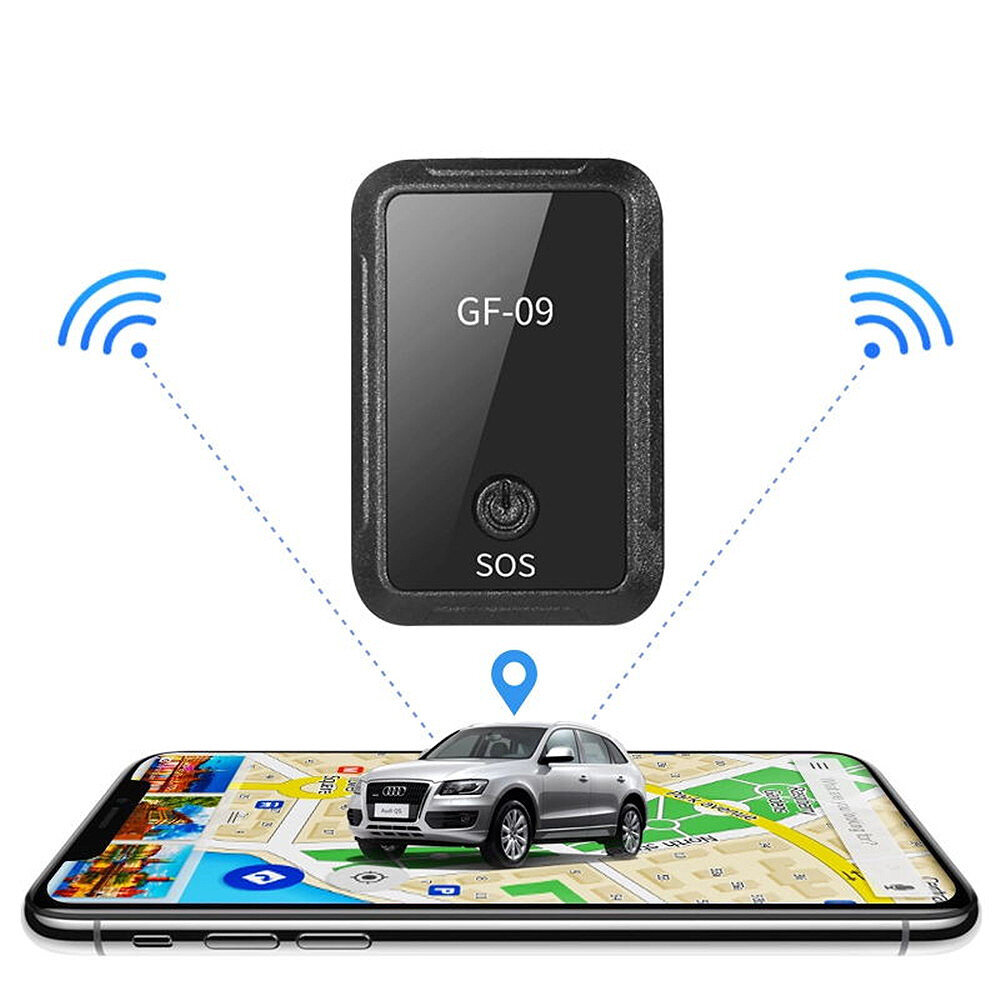 GF09 Mini GPS Locator APP Afstandsbediening Anti-verloren apparaat voor auto/kind/oudere WiFi LBS AGPS Precisie Locatie Voertuig Historisch Tracker Alarm