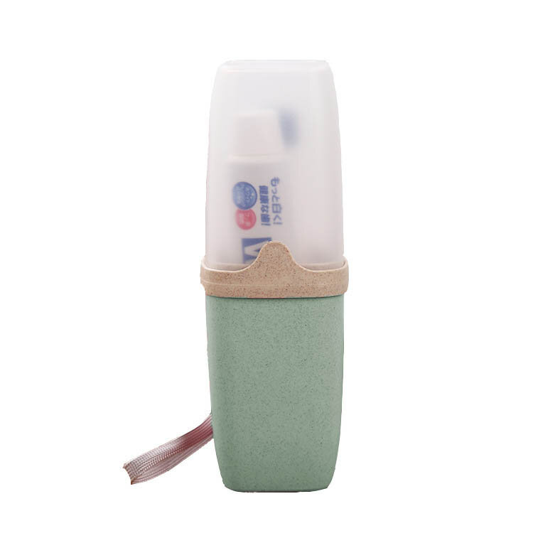 Porte-brosse à dents en plastique Portable Dentifrice Brosse à dents Boîte de rangement Camping Brossage Dents Outils