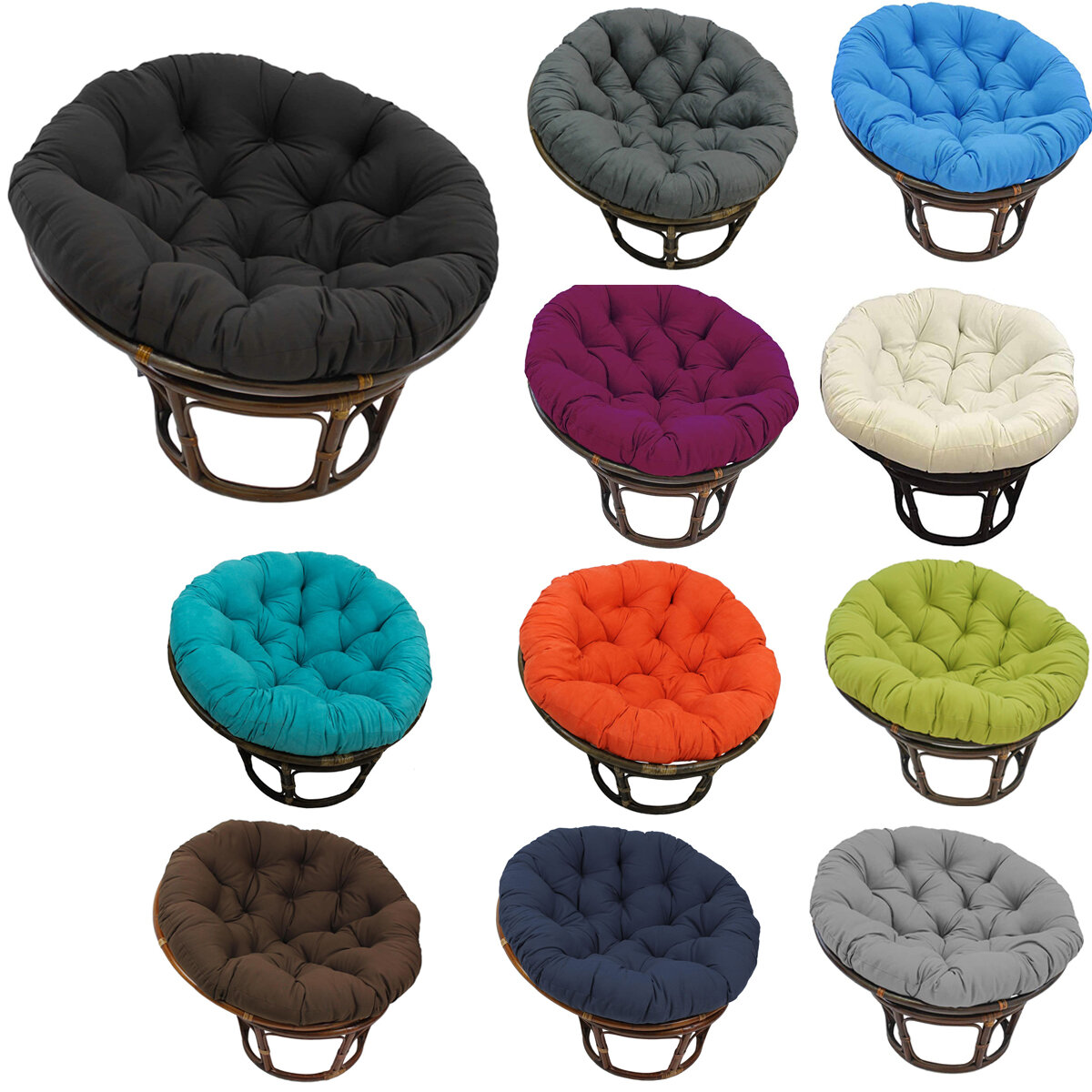 Enkele bankkussen Hangstoelkussen Dik polyester Soft Indoor Outdoor Cradle Chair Cushion