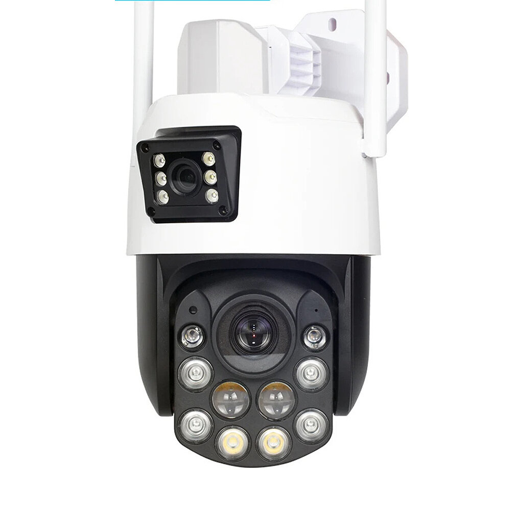 

Guudgo 3MP+3MP 20X Optical Zoom Wireless Dual Lens CCTV Camera Outdoors Wifi PTZ Network Security Surveillance Video Cam