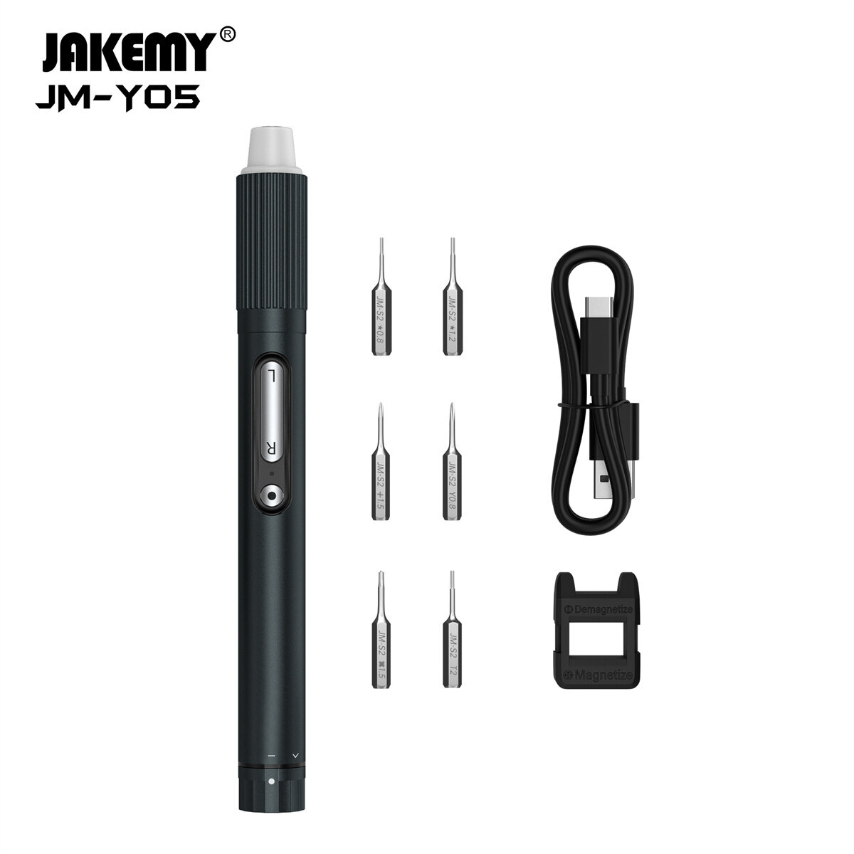 JAKEMY JM-YO5 Dual Dynamic Electric Screwdriver 320mAh Battery 12W 3.7V High Torque Best for DIY Projects