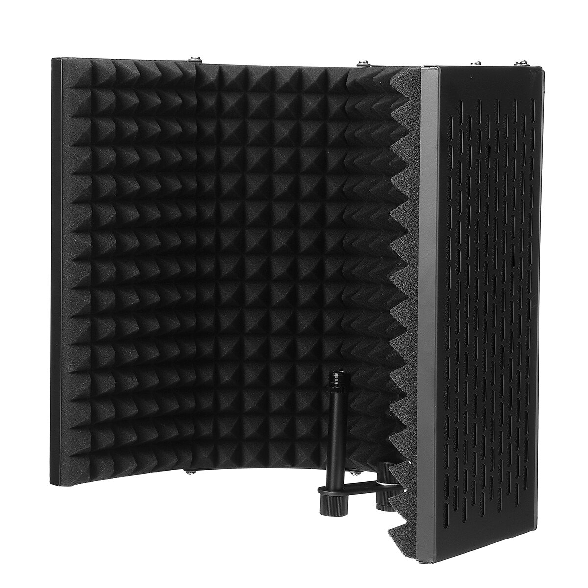 Foldable Microphone Acoustic Isolation Shield Acoustic Foams Studio Panel for Recording Live Broadca