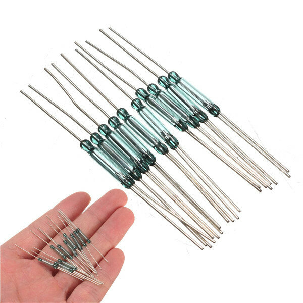10pcs N/O N/C SPDT Magnetic Switch Reed Switches 2.5x14mm Switch 