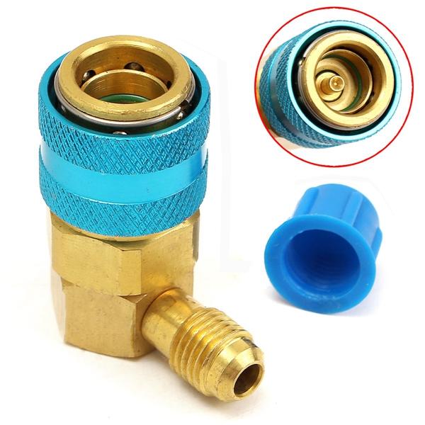 R134A A/C Low Quick Coupler Adapter QC-15L Automotive Air Conditioning with Cap
