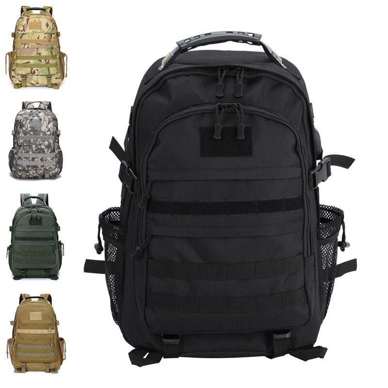 50L Outdoor Oxford Military Tactical Army Backpack Rucksack Camping Hiking Trekking Bag