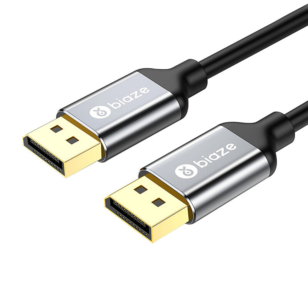 

Biaze HX34 DP1.4 Male to Male Connection Cable 8K 32.4Gbps DisplayPort Connector Video Cable for Laptop ComputerMonitor