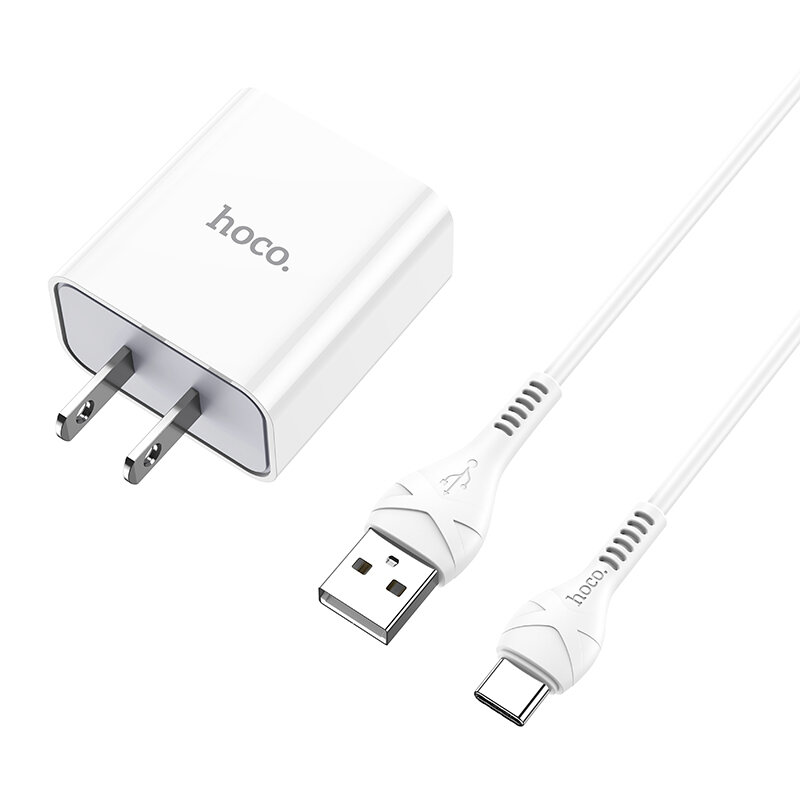 

HOCO C81A USB Charger Fast Charging Wall Travel Adapter For iPhone XS 11Pro Huawei P30 P40 Pro Mi10 Note 9S S20+