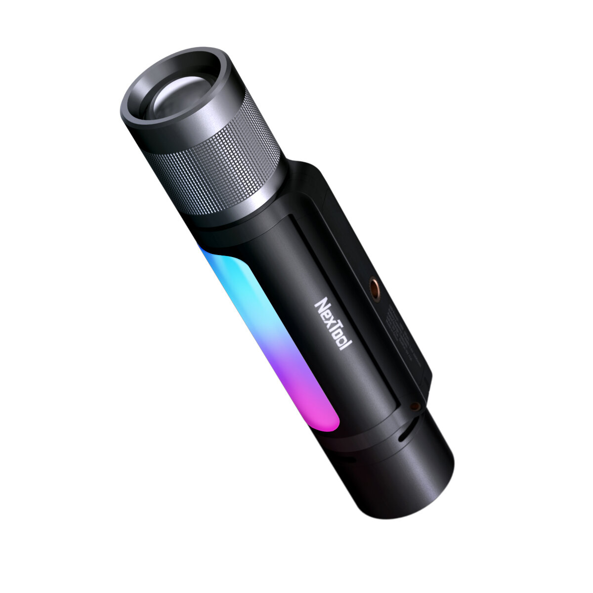Nextool 12 In 1 900lm 245M Music Pulse Lamp Telescopic Focus Long Range LED Flashlight Torch With 18650 Power Bank System & Mini Speaker & 360° Side Light