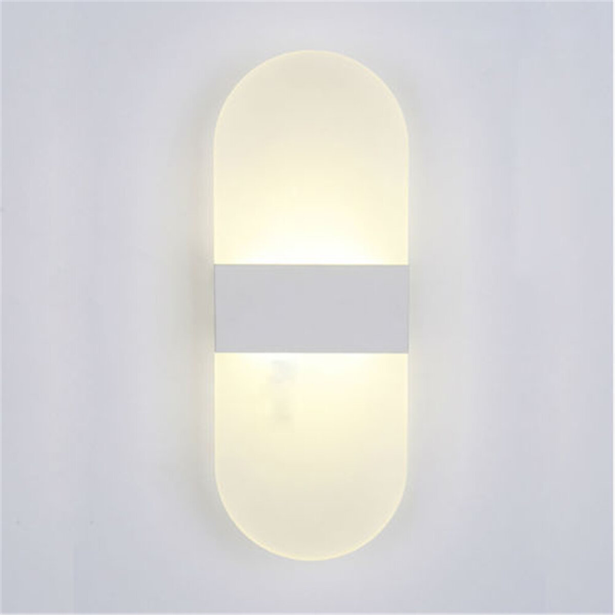 140x60x10MM 3W LED Modern Acrylic Mini Wall Light Oval Shape Kitchen Bedroom Bedside Aisle Path Lamp