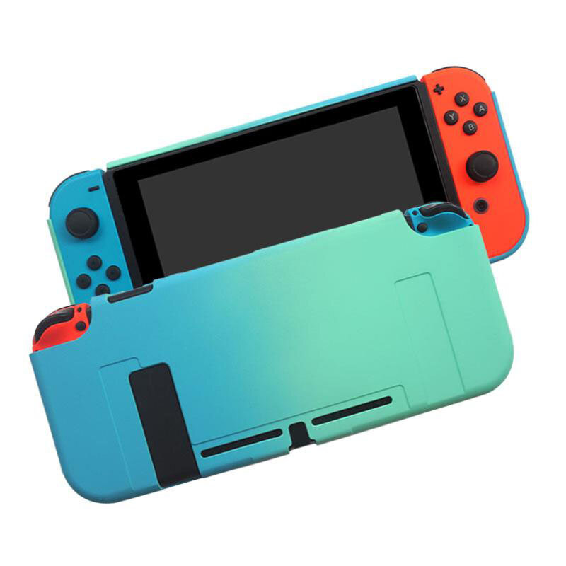 Oil-sprayed Crystal Case Thin Dock Crystal Protective Case for for Nintendo Switch Game Console