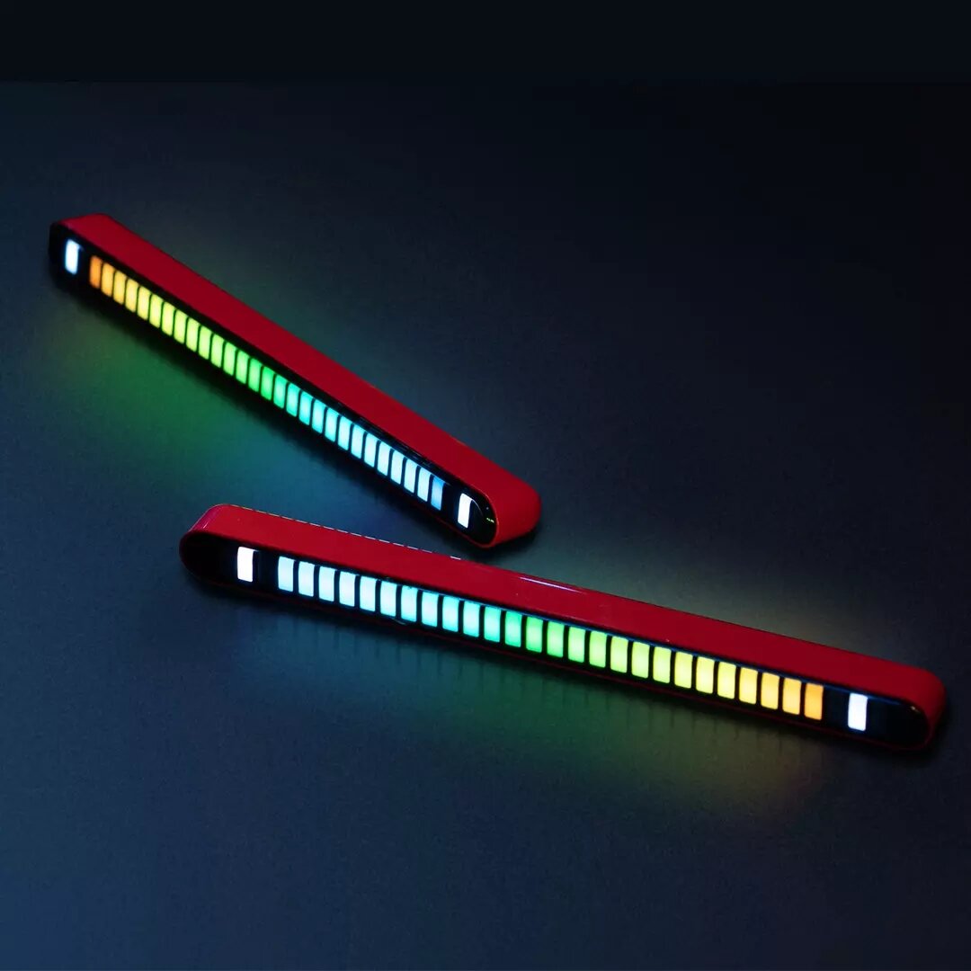 Pickup Rhythm Light RGB Music Atmosphere LED Night Light Strip Double-sided Pickup Atmosphere Light