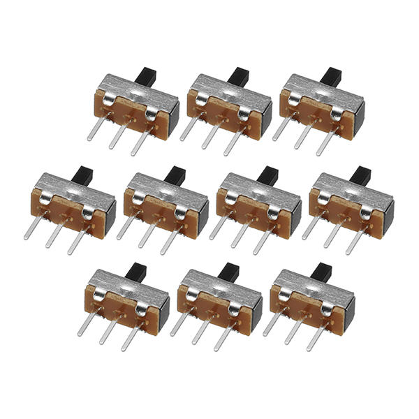 300pcs SS12d00G4 2 Gear 3 Pin Toggle Switch Slide Switch Interruptor On-Off Handle Length 4mm
