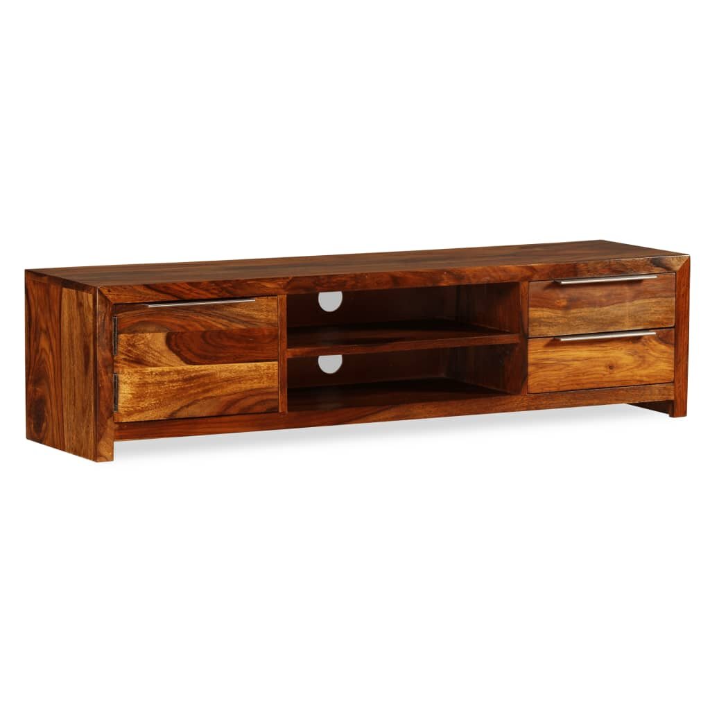 TV Cabinet Solid Sheesham Wood 47.2