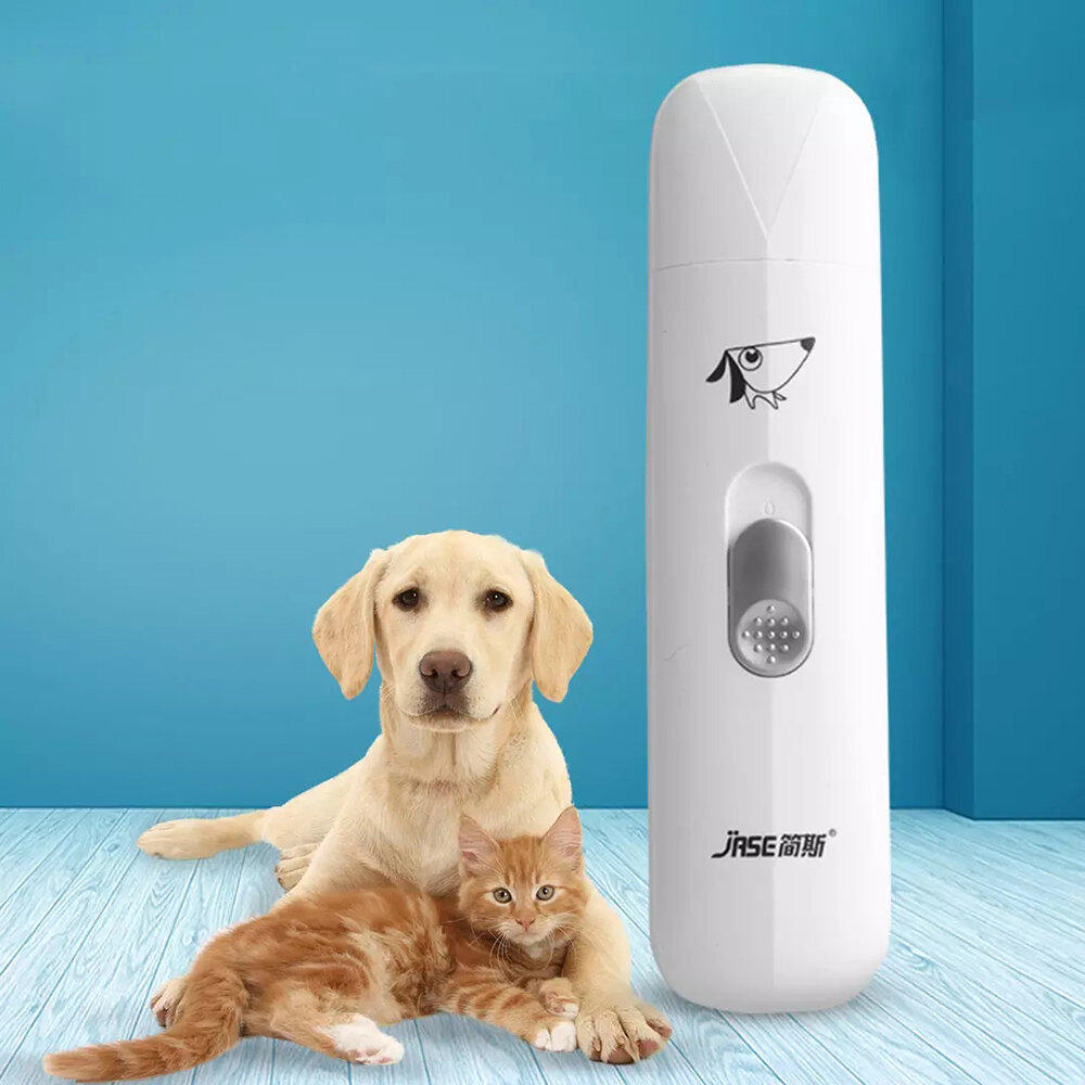 Janes Elektrische USB Hond Kat Nagelmolen Clipper Klauw Opladen Eenvoudige Bediening Nagelknipper vo