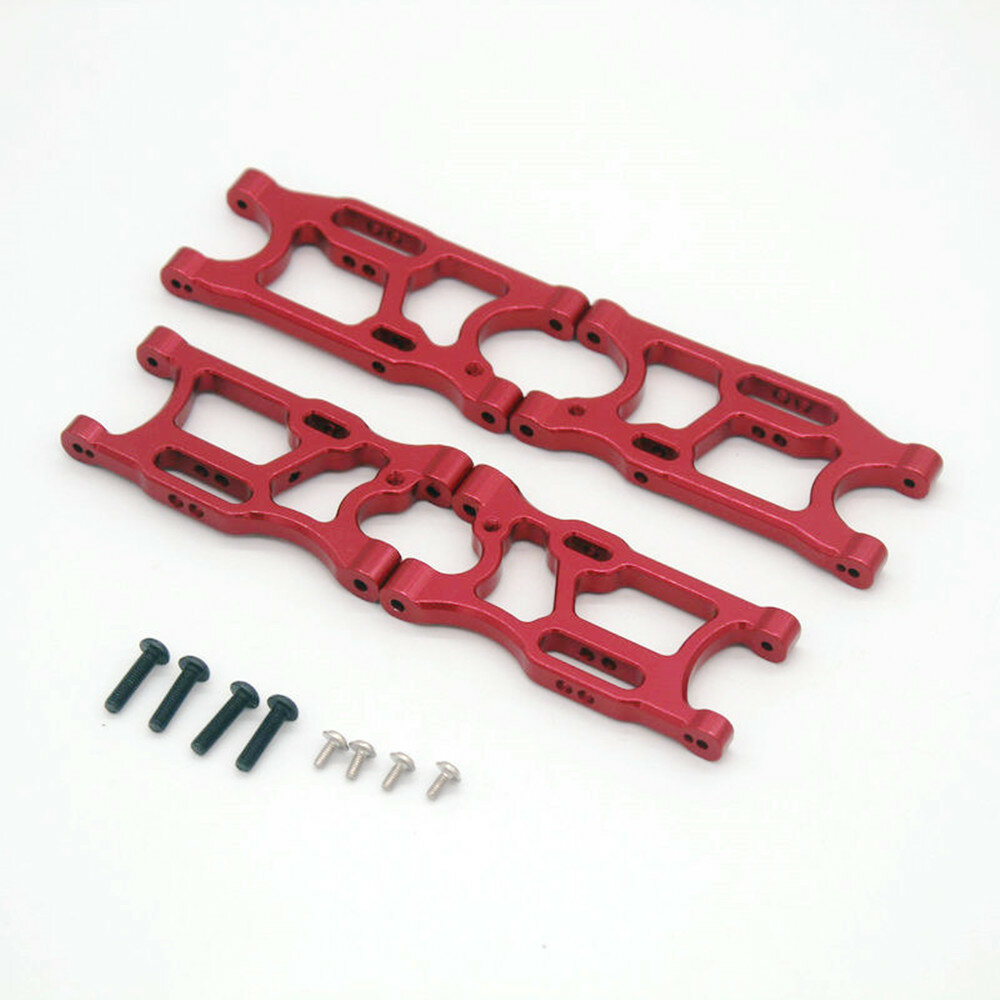 4PCS Metal Upgraded Front Rear Suspension Swing Arm for Wltoys 144001 124018 124019 1/12 1/14 RC Car