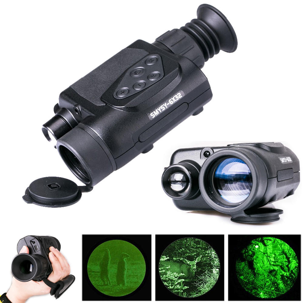 IPRee® 6x32 200M Digital Vision nocturne infrarouge caméra monoculaire HD caméra vidéo