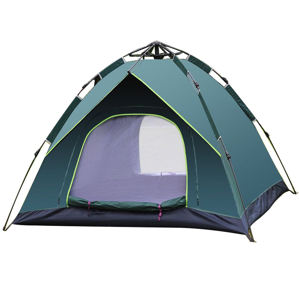 IPRee® 3-4 fős vízálló kemping sátor 210T PU szövet UV-védő sátor kültéri túrázáshoz