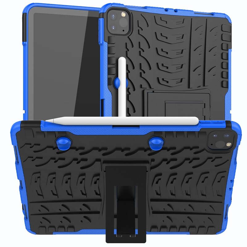 Bakeey Heavy Duty Anti-skip Bracket Tablet Case With Pencil Holder For iPad Pro 11