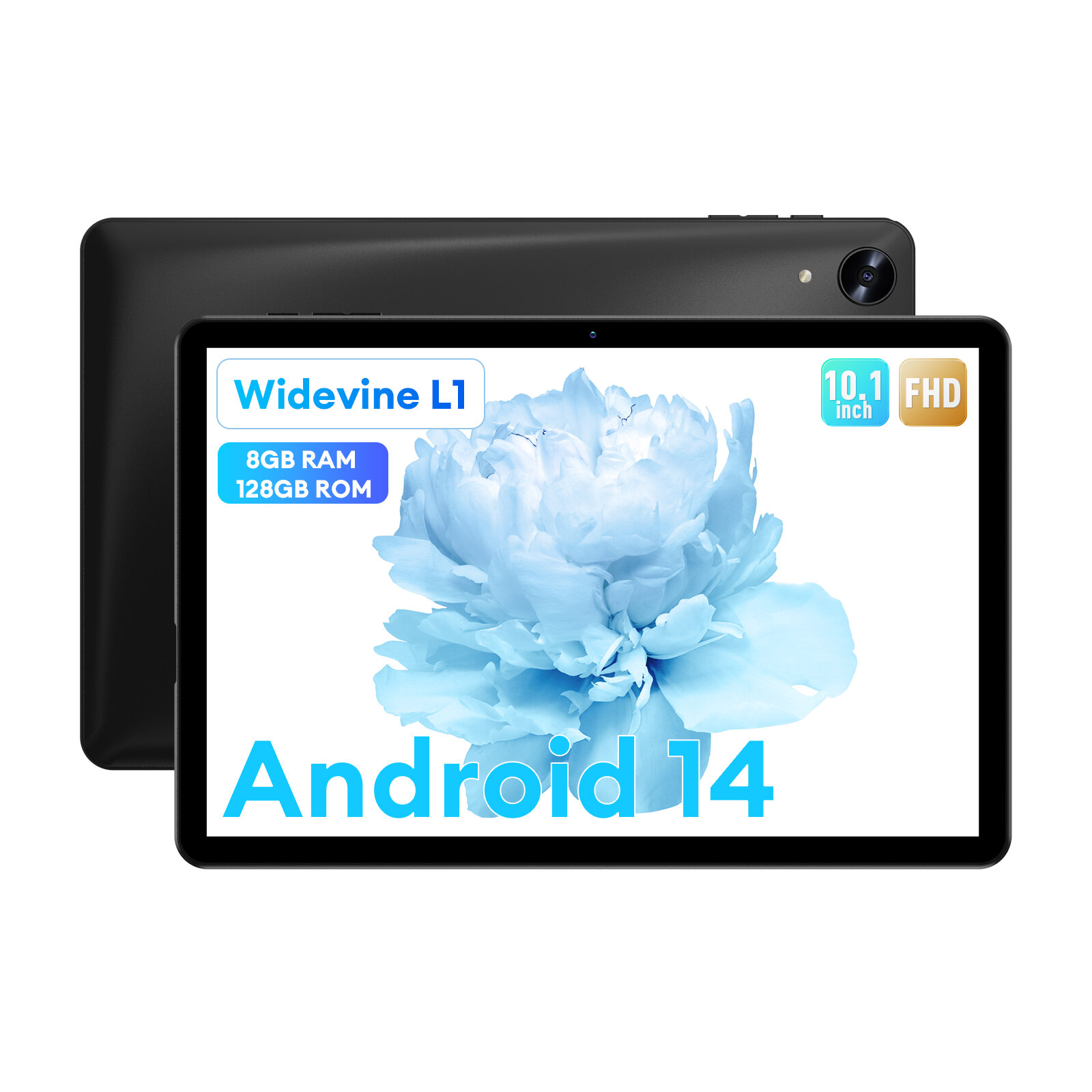 

HEADWOLF WPad 5 UNISOC T606 Octa Core 4GB+4GB RAM 128GB ROM WideVine L1 10.1 Inch Android 14 Tablet