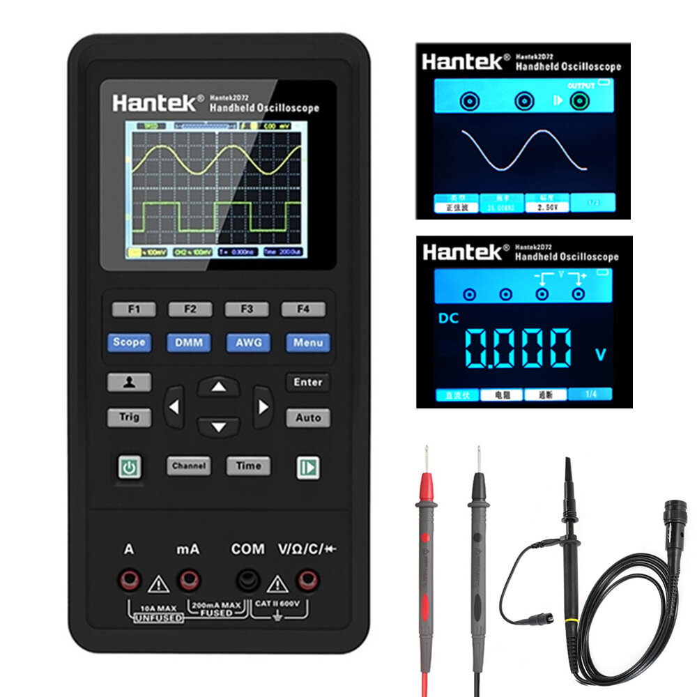 Hantek 3in1 Digital Oscilloscope za $115.99 / ~480zł