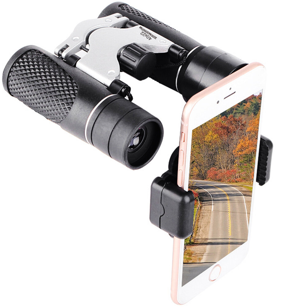 Télescope optique HD BAK4 portable 8x22, mini-télescope binoculaire pour le camping, la chasse et les voyages