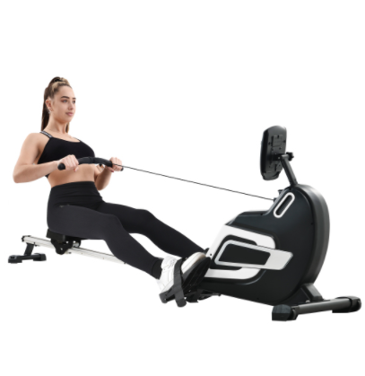 

[EU Direct] BOMINFIT Rowing Machine with 14 Magnetic Resistance Foldable & Portable Row Machine Quiet and Powerful Magne