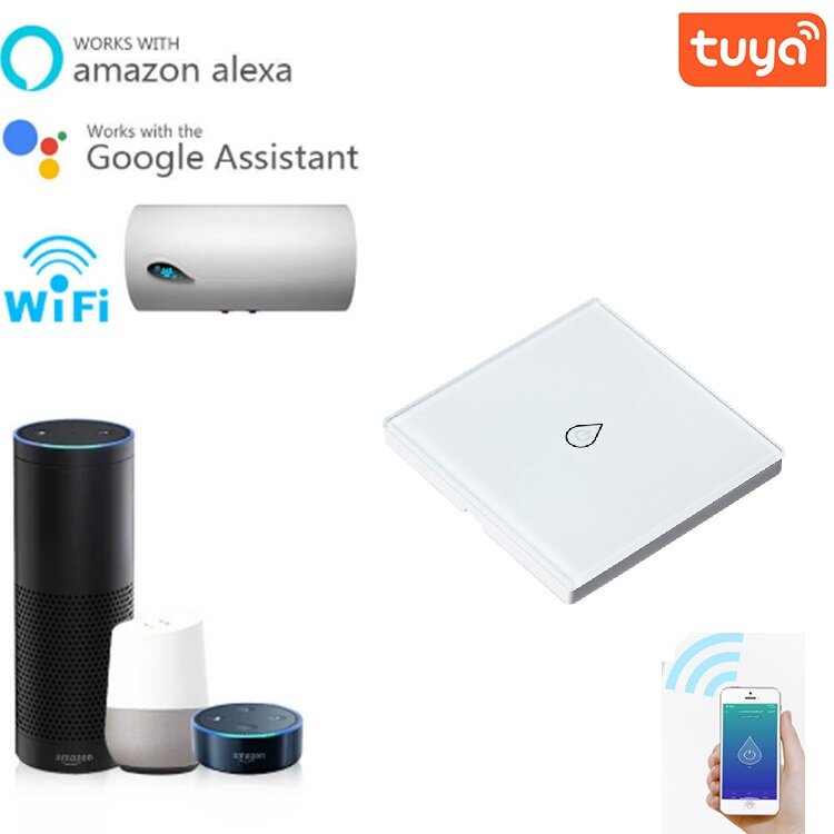 

WF-BS011 Tuya Smart Timing US WiFi Water Heater Switch Mobile Phone Remote Voice Control Works with Amazon Alexa Google