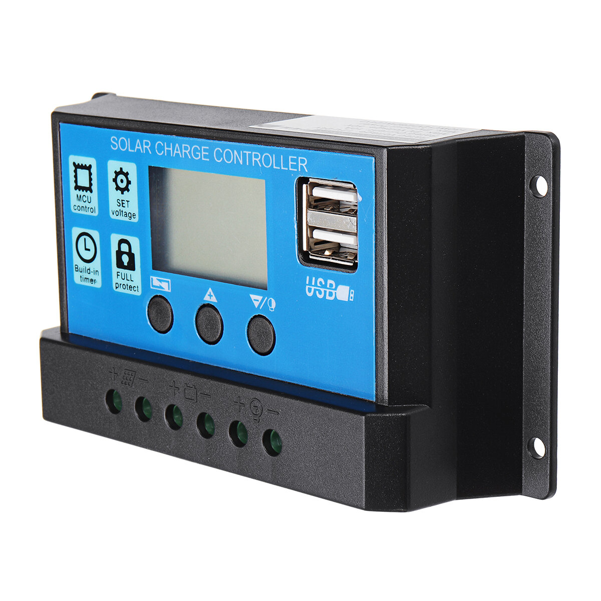 10/20/30/40/50A MPPT Solar Controller LCD Solar Charge Controller Accuracy Solar Panel Battery Regul