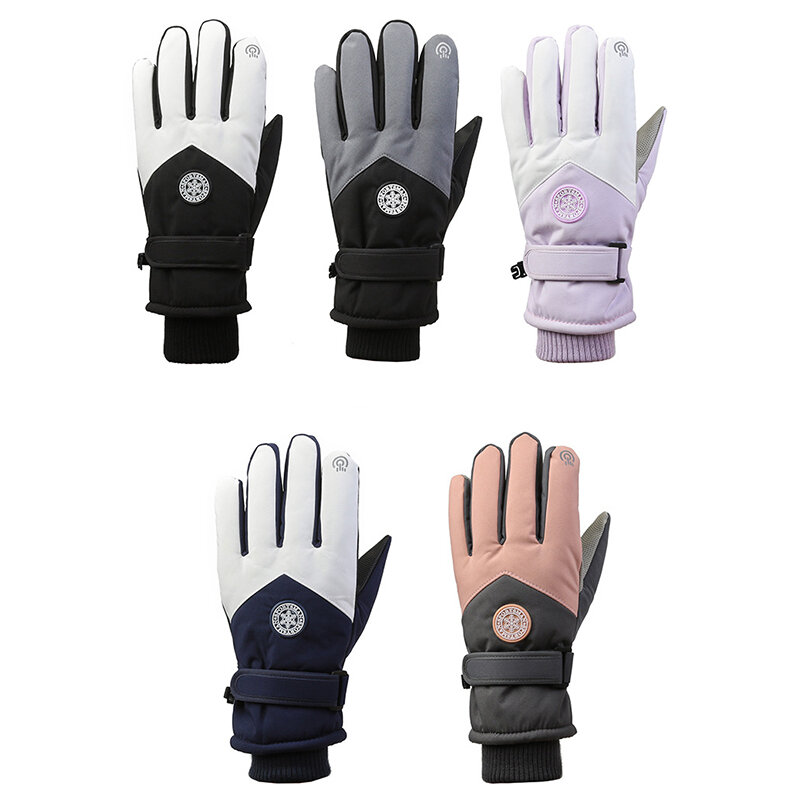 

Men/Women Winter Snowboard Ski Gloves Non-slip Touch Screen Waterproof Motorcycle Cycling Fleece Warm Snow Gloves